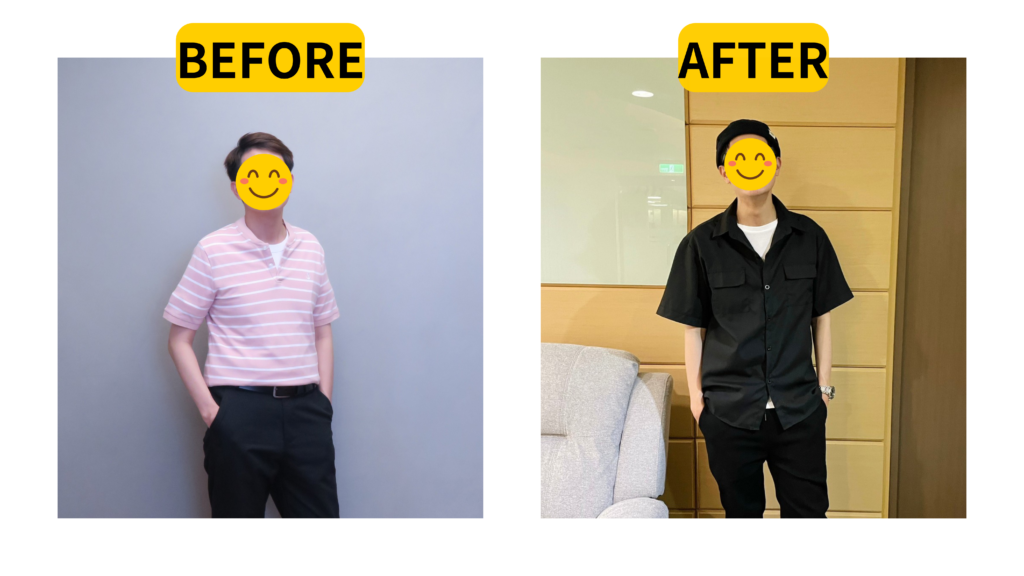 吸引女生；穿搭對比；優質男；魅力；交友；脫單