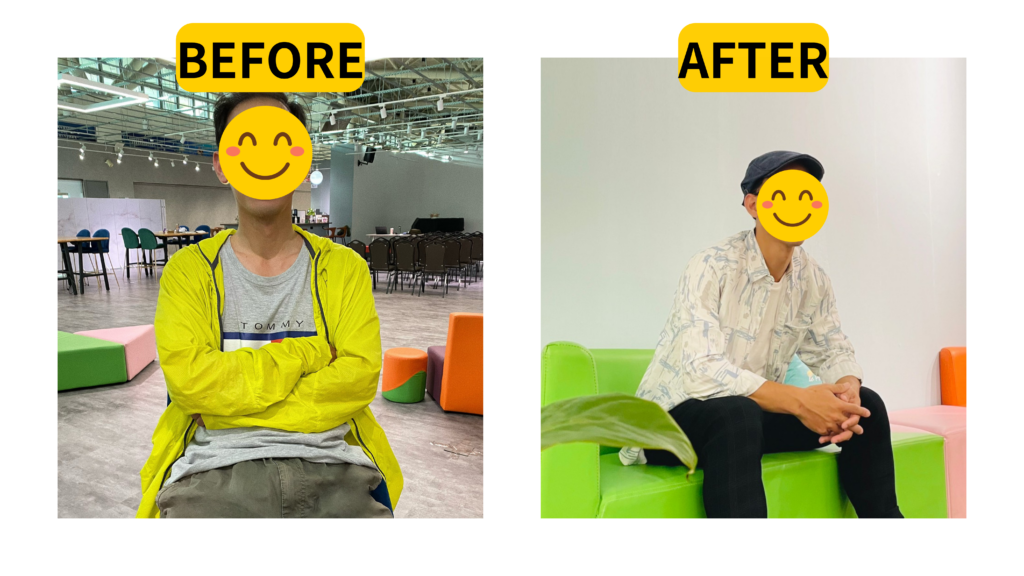 吸引女生；穿搭對比；優質男；魅力；交友；脫單