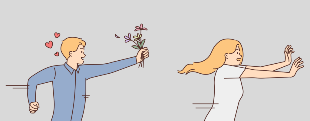 找不到對象；著急；急迫；