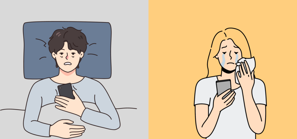 曖昧訊息；關心依賴；戀愛